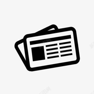 新闻报纸png报纸文章标题图标图标