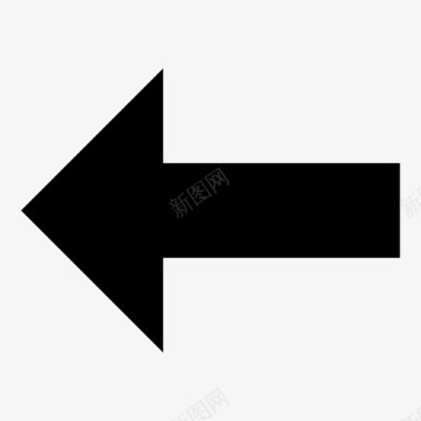 向左旋转箭头后退退出图标图标