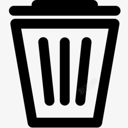删除垃圾邮件垃圾箱删除废纸篓图标高清图片