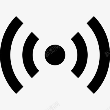 WiFi信号信号wifi波形图标图标