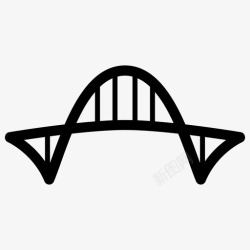 纽波特温哥华波特兰纽波特大桥系杆拱图标高清图片