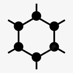 石墨烯石墨烯分子物质图标高清图片