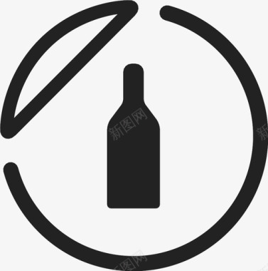 洁食酒酒精酒图标图标