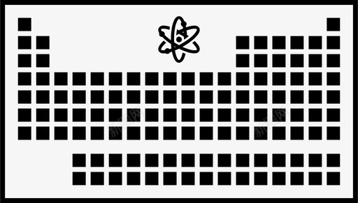 版式设计元素元素周期表原子图表图标图标