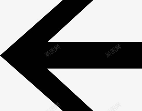 向左旋转箭头方向向左图标图标