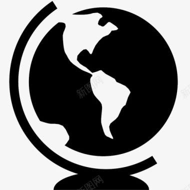 地球地理地图球体世界图标图标