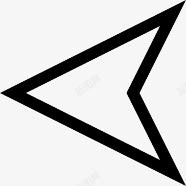 向左旋转箭头方向向左图标图标