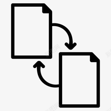 设计排列替换文档排列文件图标图标