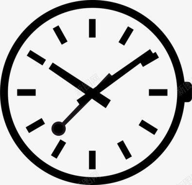 钟表车站瑞士手表图标图标