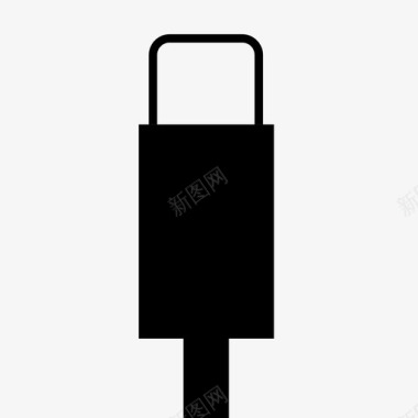 接口层iphone插头lightning接口iphone充电器图标图标