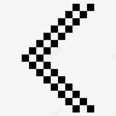 向左旋转箭头方向向左图标图标