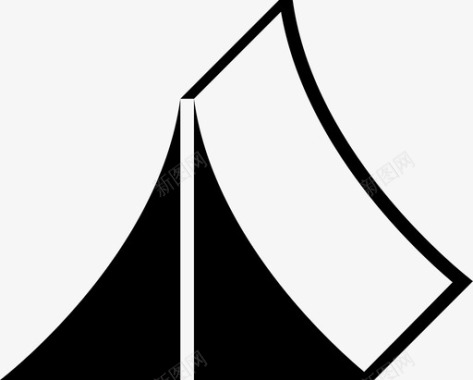 人道主义帐篷野营人道主义图标图标