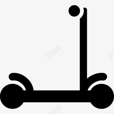 滑板车变型带控制运输车轮上方图标图标