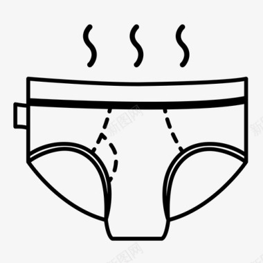 内穿内裤有异味有洗衣图标图标