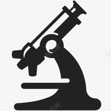 生物学显微镜生物学放大实验室科学图标图标