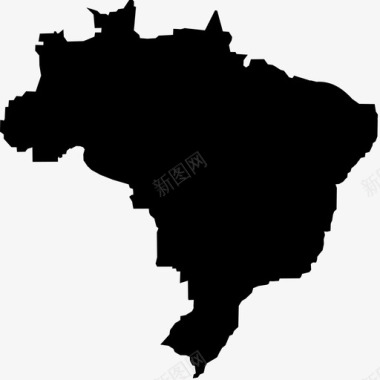 世界地图png巴西国家地理图标图标