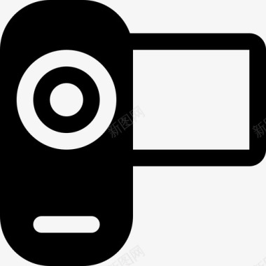 矢量电影放映机摄像机电影院电影图标图标