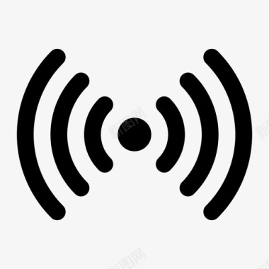 WiFi信号信号天线已连接图标图标
