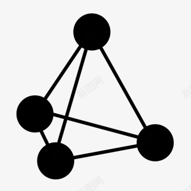 化学结构分子原子生物图标图标