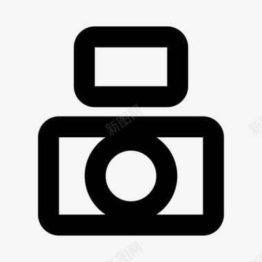 单反照相机闪光灯图像镜头摄影师图标图标