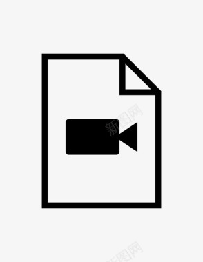 文件计算机文件电影文件办公室纸张图标图标
