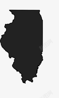 伊利诺伊芝加哥玉米图标图标