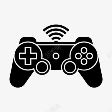 无线视频游戏控制器playstationplay game图标图标