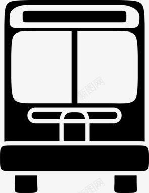 公共交通标识公共汽车公共交通交通工具图标图标