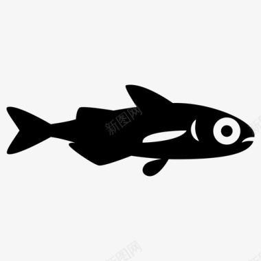 鱼海洋生物鱼类图标图标
