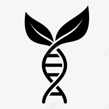 螺旋转基因植物植物dna螺旋图标图标