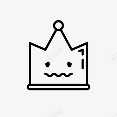 皇冠领袖君主图标图标