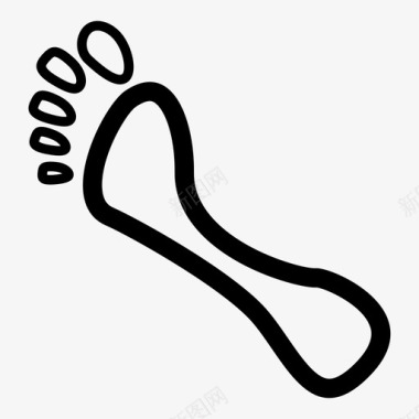 脚步脚印脚步脚图标图标