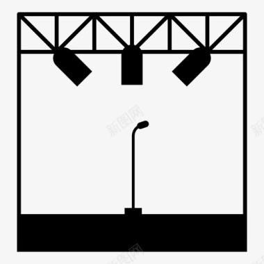 舞台音响舞台音响讲台图标图标