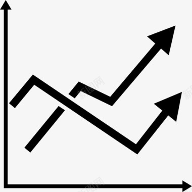 智能手机与信息图表图表向上统计图标图标