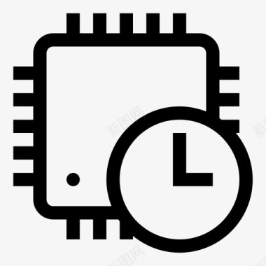 时间实时时钟系统时间rtc图标图标