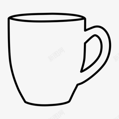 冷热饮海报杯子器皿茶杯图标图标