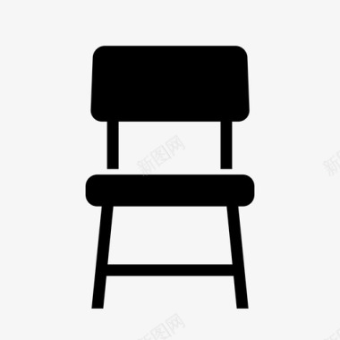 室内椅子家具家具图标图标