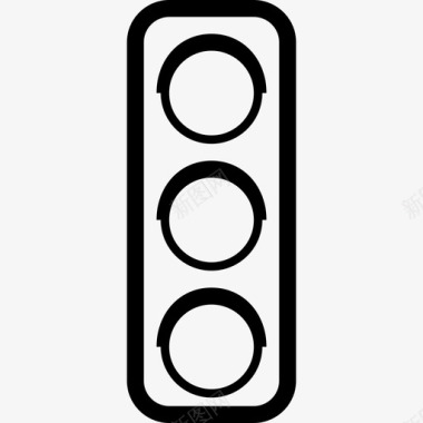 红绿灯交通法规街道方向图标图标
