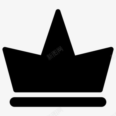 皇冠标志形状图标图标