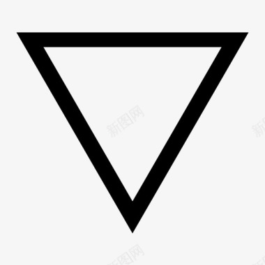 炼金术三角水图标图标
