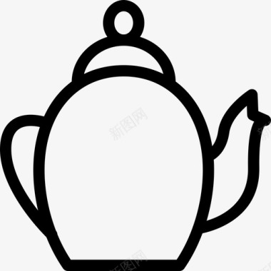 壶煮茶图标图标