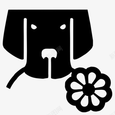 通动物漫画狗小狗宠物图标图标