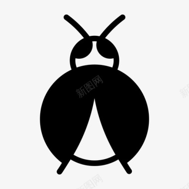 虫甲虫六足动物图标图标