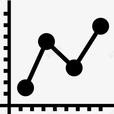 创意图表信息图表数据增长图标图标