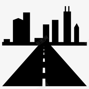 道路png城市城市景观大都市图标图标
