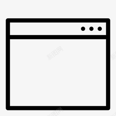 窗口浏览器应用程序清洁图标图标