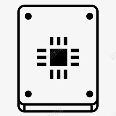 内存固态硬盘备份电脑图标图标
