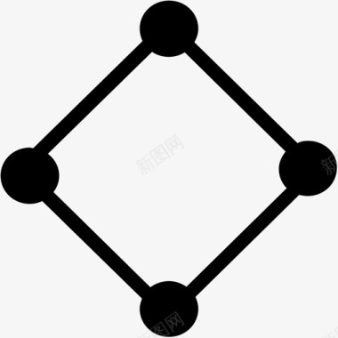 多边形组成多边形几何数学图标图标