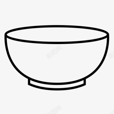碗烘焙陶瓷图标图标