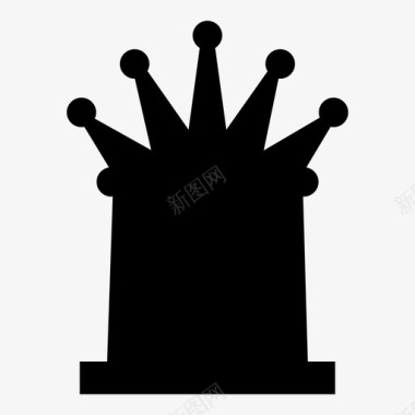 皇后下棋棋子图标图标
